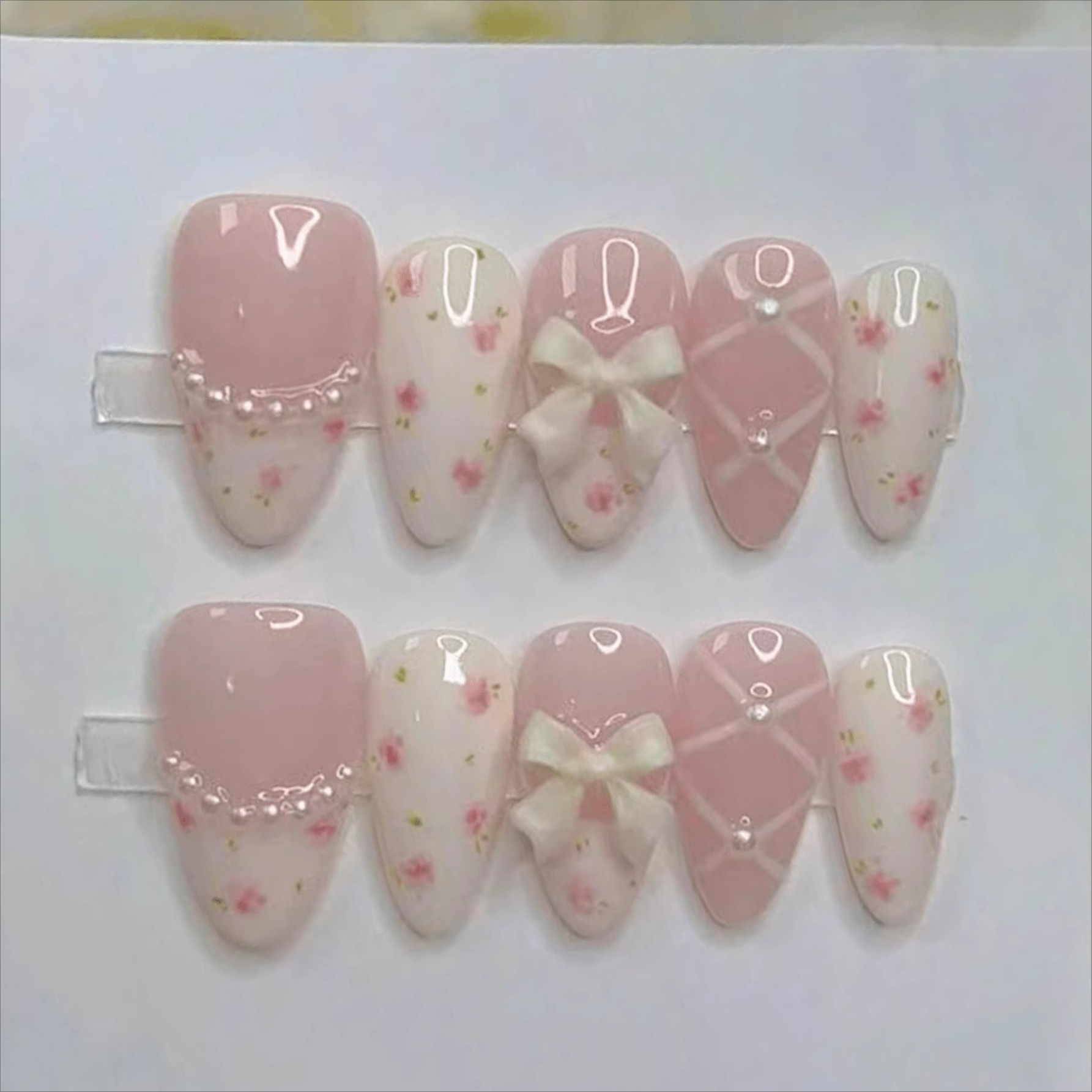 10Pcs Summer Lovely  Red Straw - Nail Art Love avis et prix