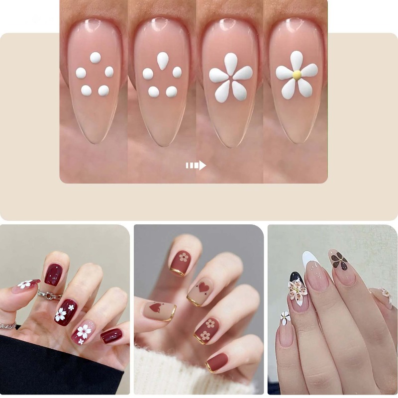 5 Petal Flower Nail Dotting Pe - Nail Art One Stroke avis et prix