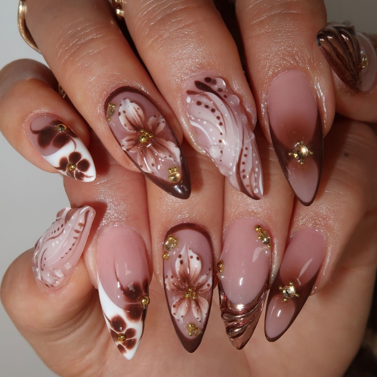 Medium fake nails for women gr - Nail Art Design avis et prix