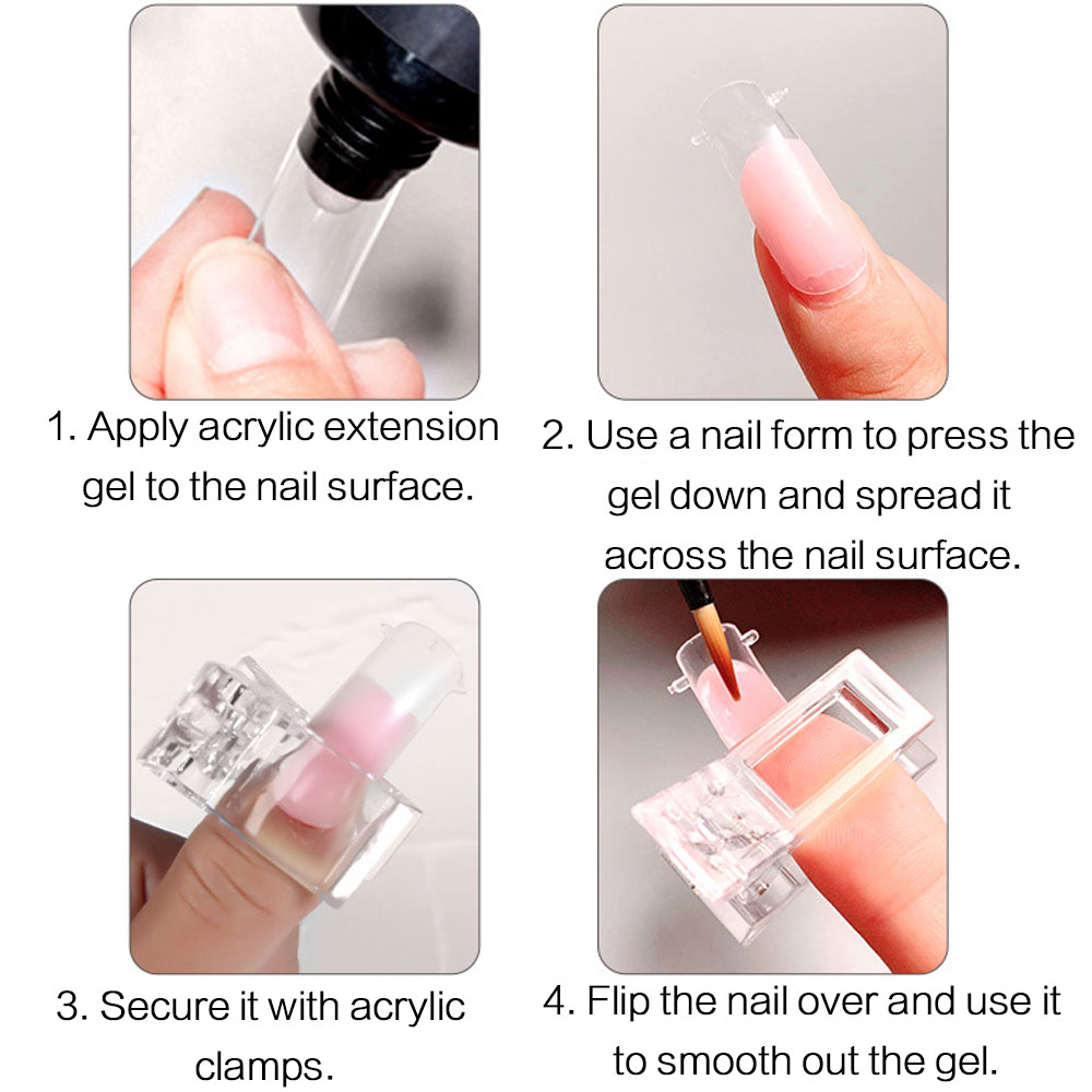 5 Pcs Flexible Soft Poly Gel N - Nail Art Extension avis et prix