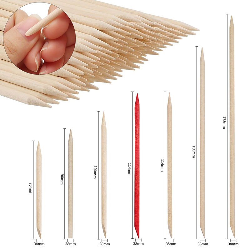 100Pcs Cuticle Pusher Remover  - Nail Art Orange avis et prix