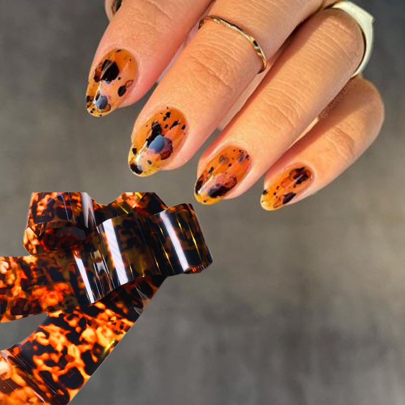 1roll 100CM*4CM Tortoise Shell - Nail Art Zebra Design avis et prix