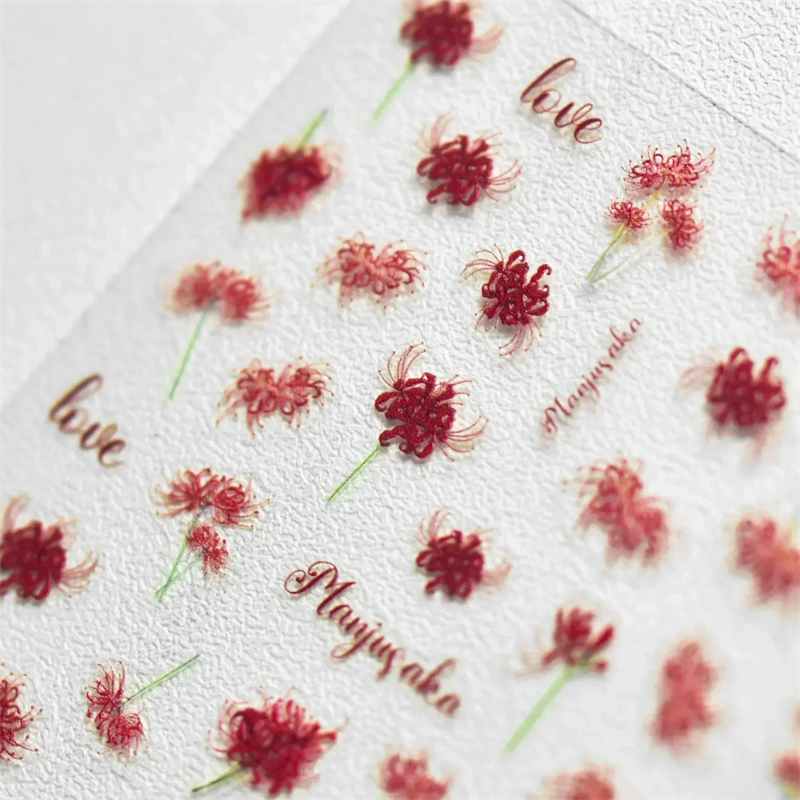 Love Red Petunia Lotus Flower  - Nail Art Love avis et prix