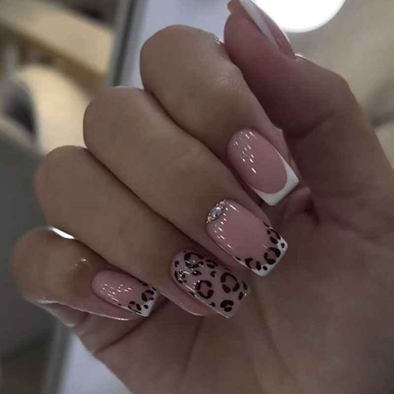 24pcs Finished Fake Nails Fren - Nail Art Red avis et prix