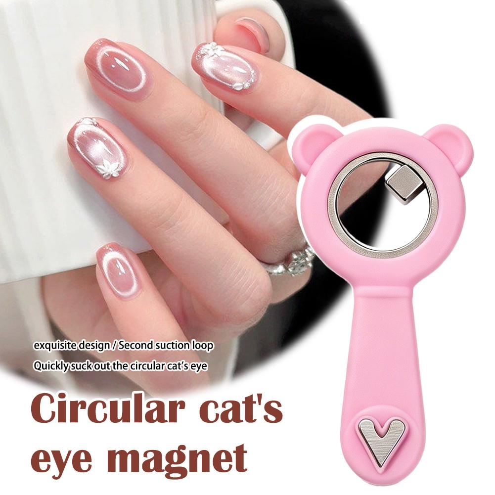 1/2Pcs 2-in-1 Hollow Cat Eye N - Nail Art Love avis et prix