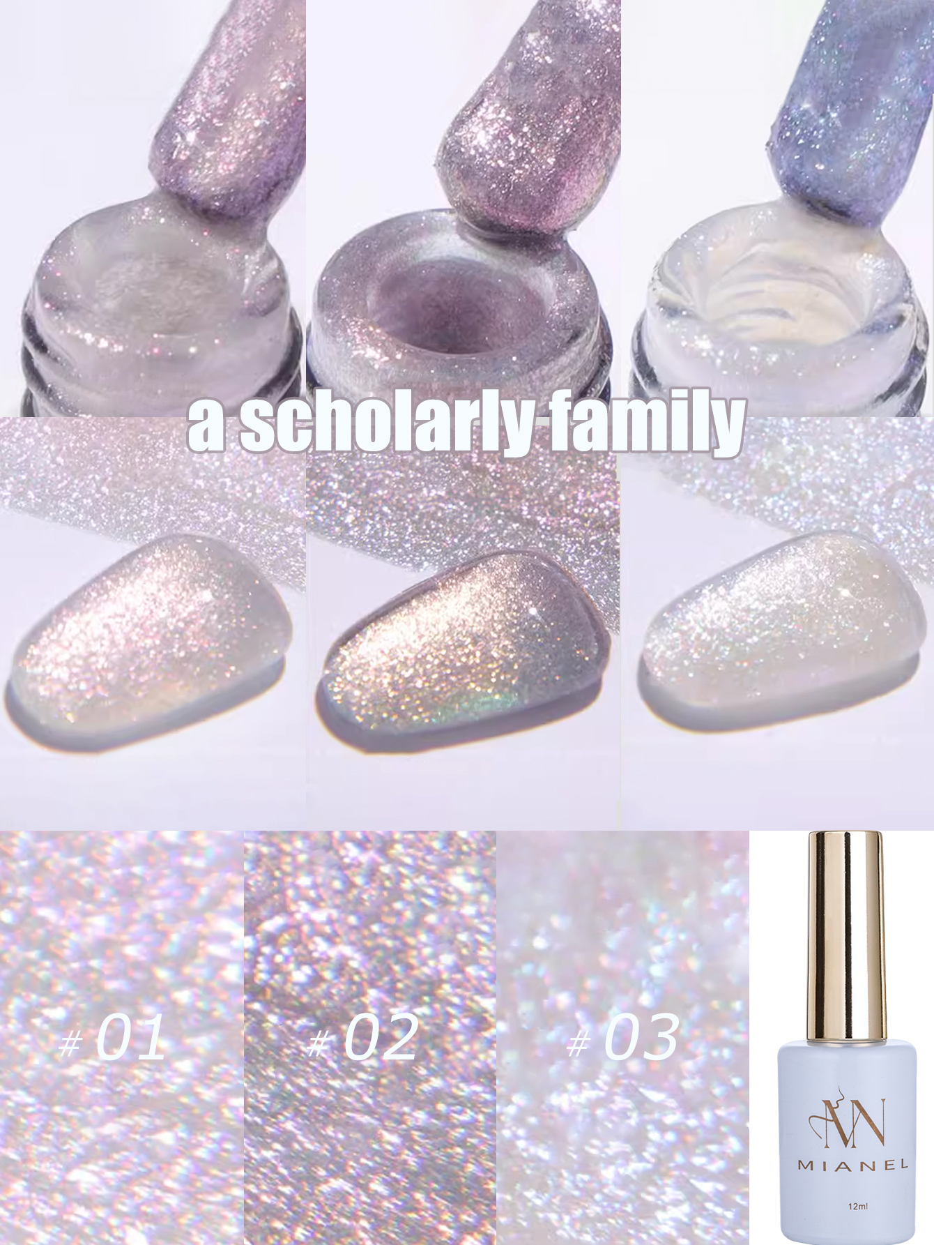 MIANEL 12ML Pink Series Gel Na - Nail Art Trend 2026 avis et prix