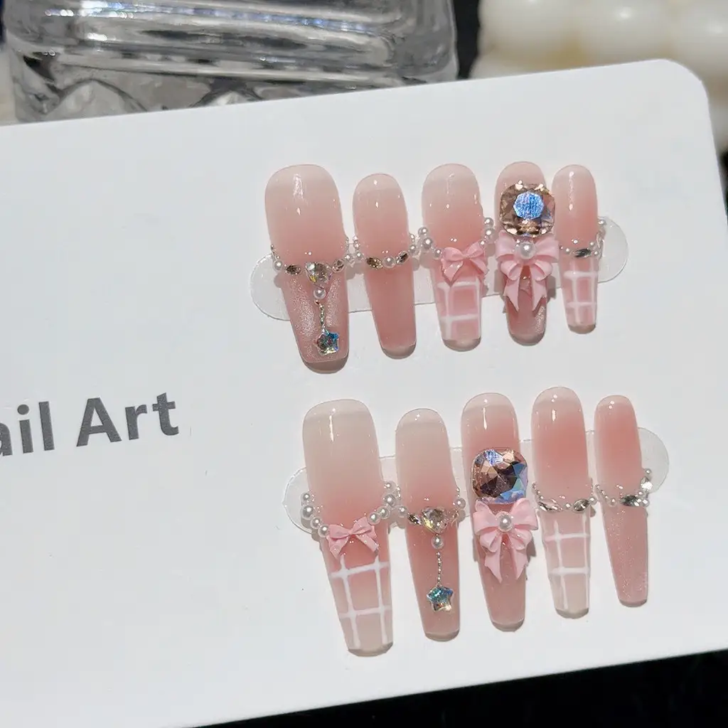 Sweet Pink Blush French Handma - Nail Art Pink Cat Eye avis et prix