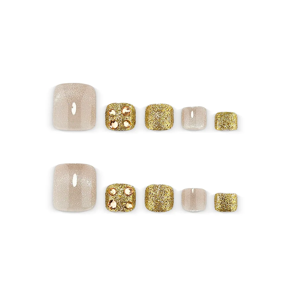 24Pcs fake nail art, summer wh - Nail Art Full Cat Eye avis et prix