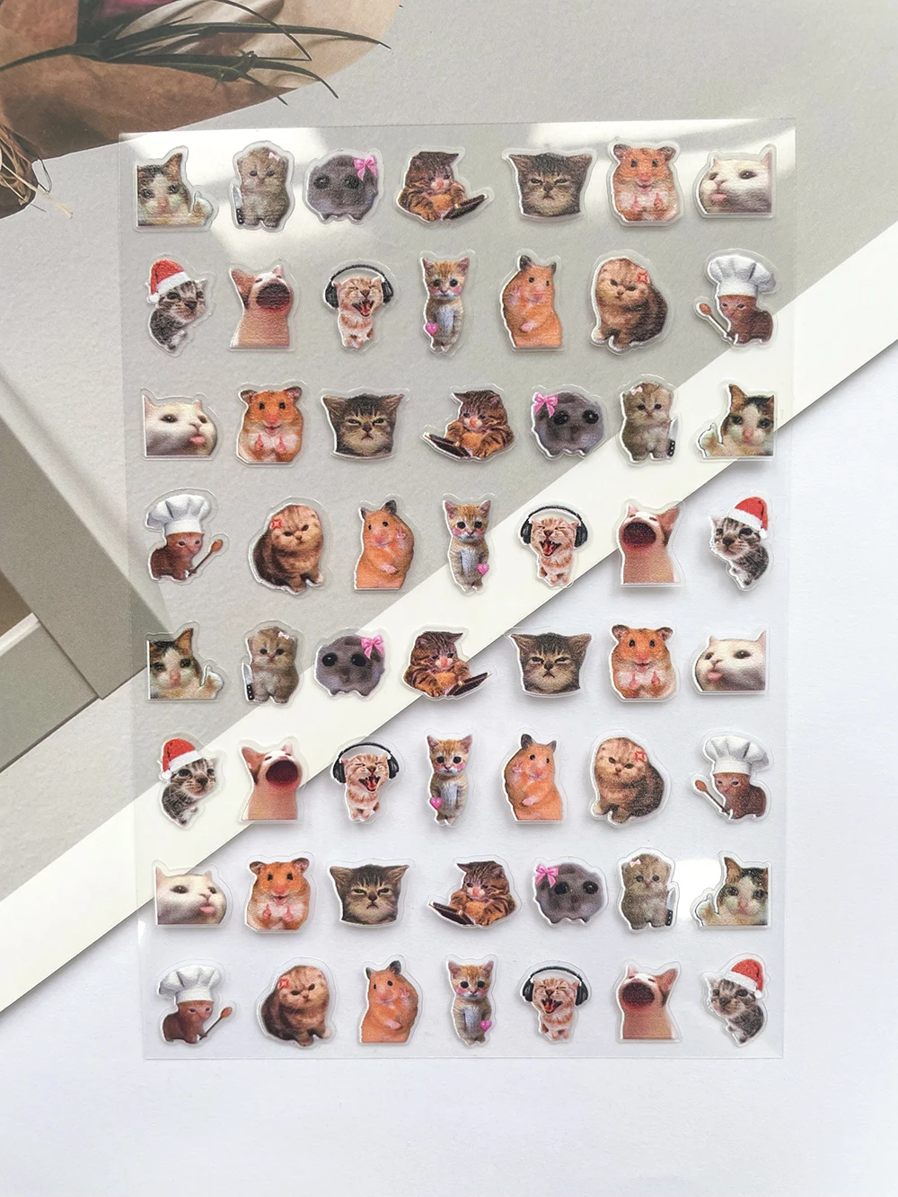 Mini Pvc Funny Cat Poster Good - Nail Art Design avis et prix