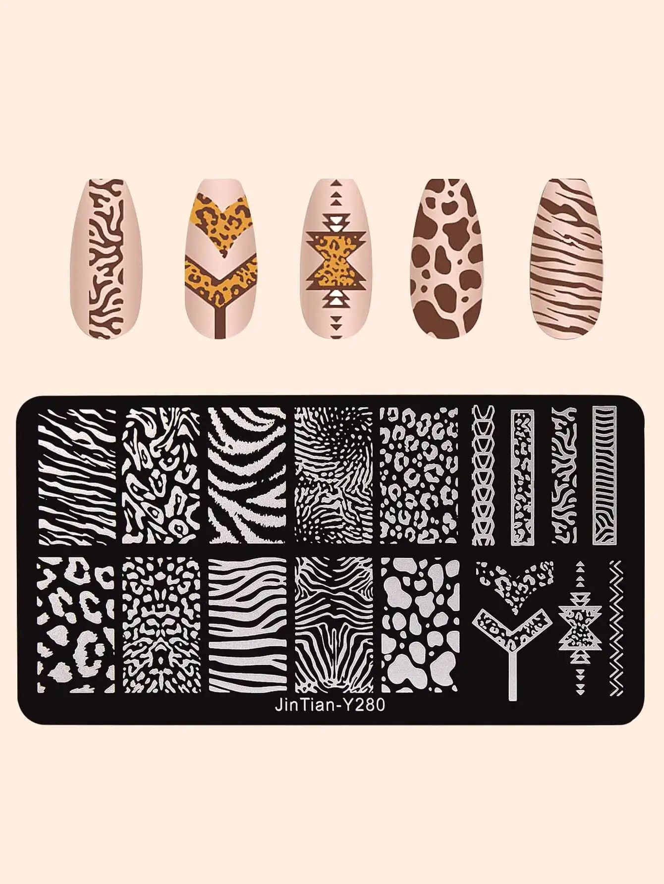 1sheet Zebra Striped Gel Polis - Nail Art Zebra Design avis et prix