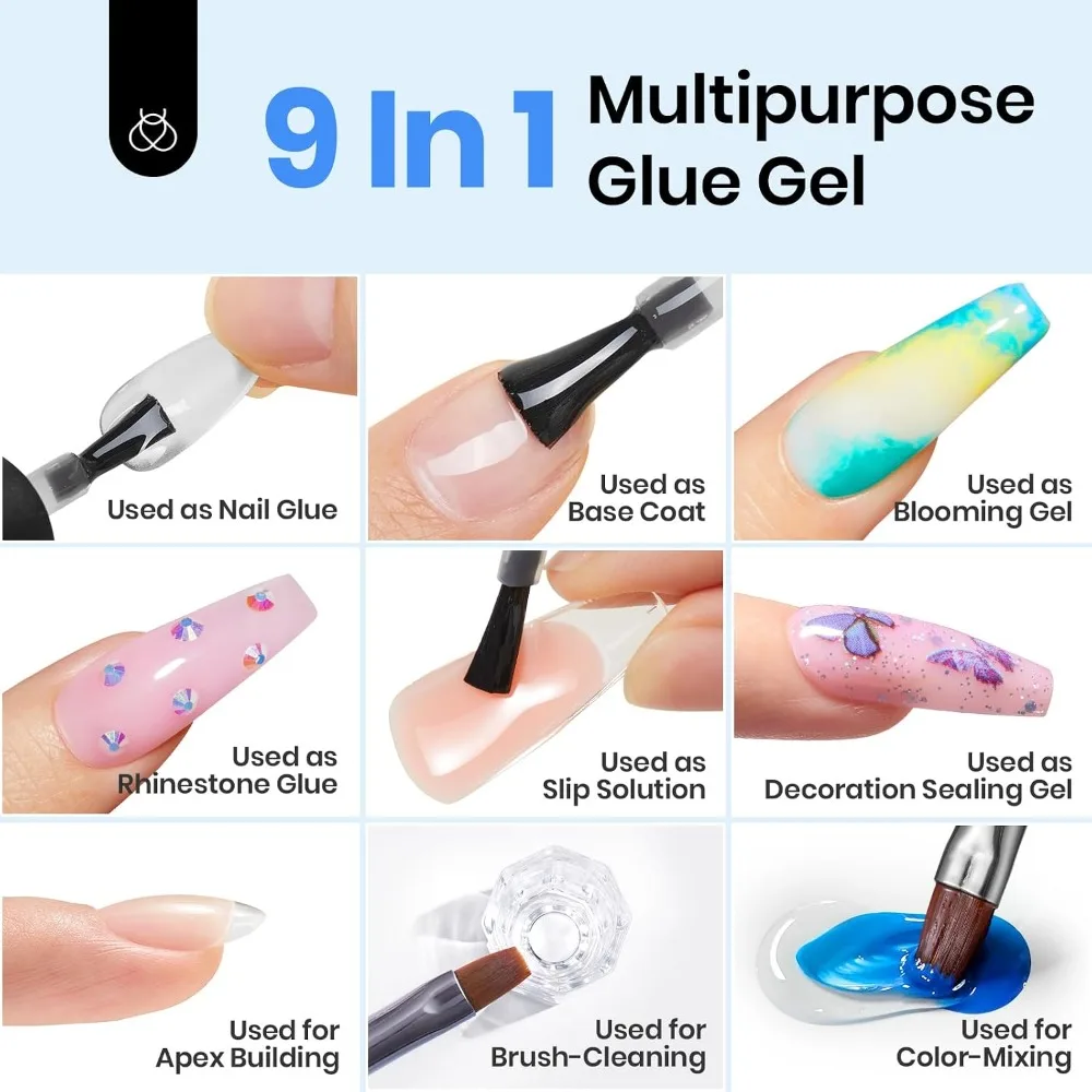 UV LED Curing Nail Glue Gel fo - Nail Art Extension avis et prix