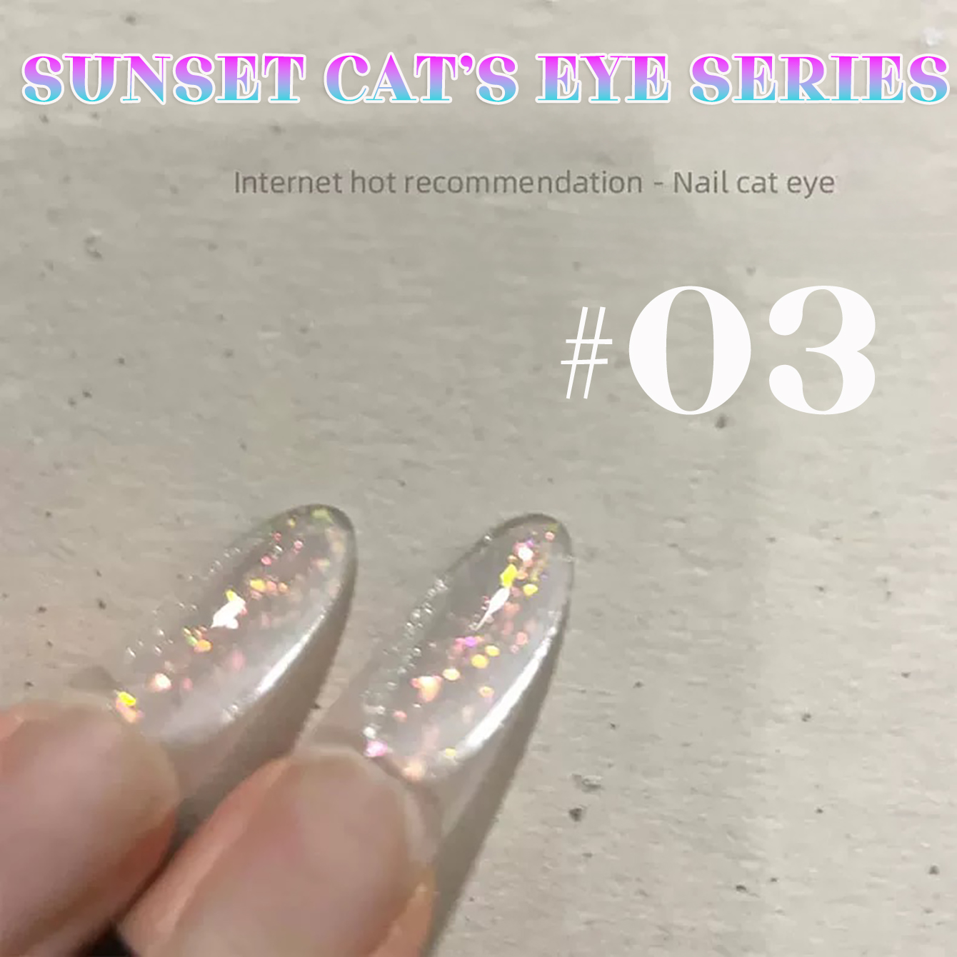 1-12pcs WS Hot Selling Pink Bl - Nail Art Pink Cat Eye avis et prix