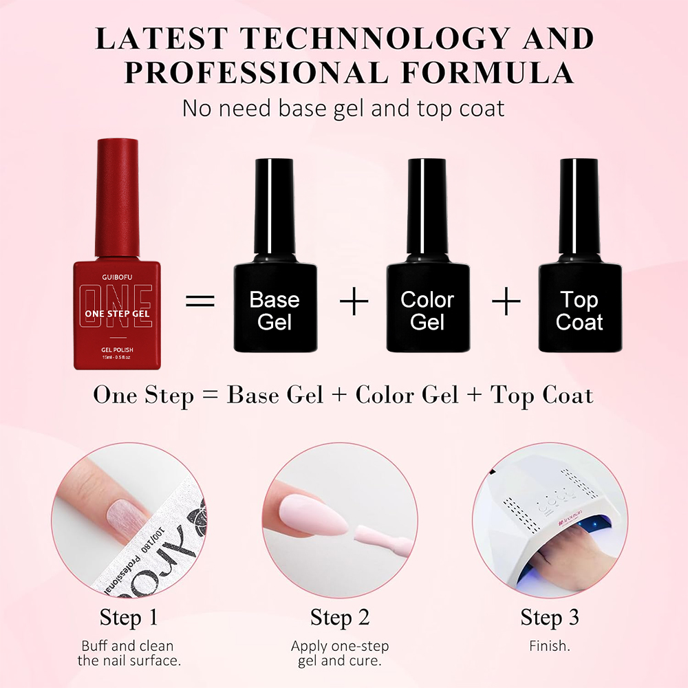 3in1 Gel One Step Gel (no need - Nail Art One Stroke avis et prix